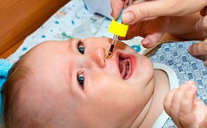 Правила промывания  носа новорожденным