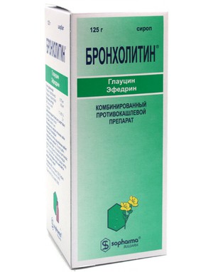 Препарат от кашля Бронхолитин